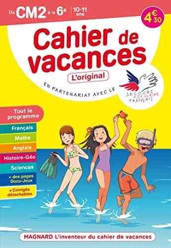 Cahier de vacances du CM2 à la 6e, 10-11 ans : tout le programme