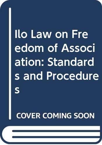 Law on freedom of association: standards and procedures