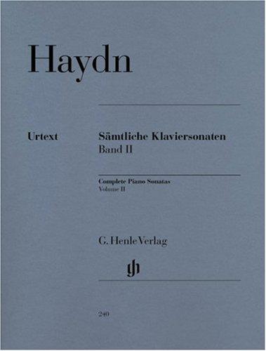 Joseph Haydn. Sämtliche Klaviersonaten. Band II. Urtext