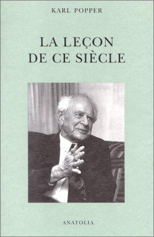 La Leçon de ce siècle : entretien avec Giancarlo Bosetti