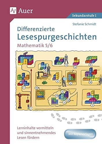 Differenzierte Lesespurgeschichten Mathematik 5-6: Lerninhalte vermitteln und sinnentnehmendes Lesen fördern (5. und 6. Klasse) (Lesespurgeschichten Sekundarstufe)