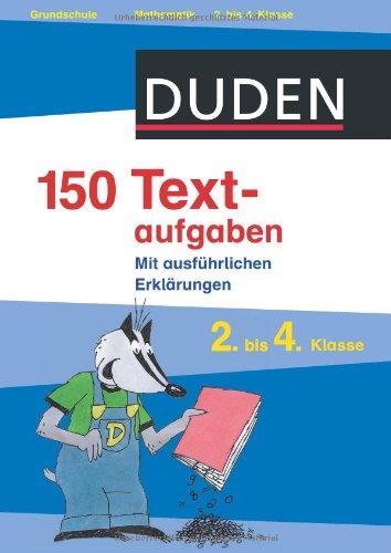 Duden - 150 Textaufgaben 2. bis 4. Klasse