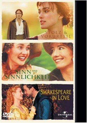 Stolz & Vorurteil / Sinn und Sinnlichkeit / Shakespeare in Love [Limited Edition] [3 DVDs]