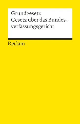 Grundgesetz und Gesetz über das Bundesverfassungsgericht: Textausgabe mit Sachregister (Stand: Dezember 2009): Für die Bundesrepublik Deutschland vom ... mit Sachregister (Ausgabe Januar 1994)