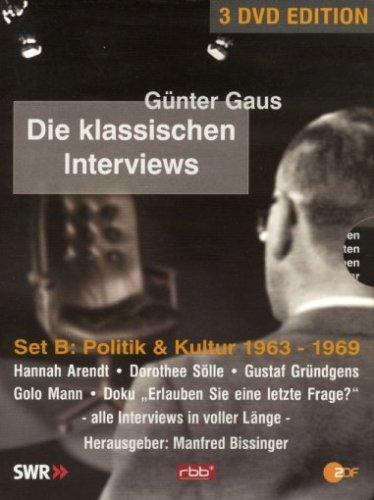 Günter Gaus - Die klassischen Interviews: Politik & Kultur 1963 - 1969 (3 DVDs)