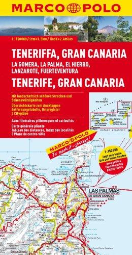 MARCO POLO Karte Teneriffa, Gran Canaria 1:150 000