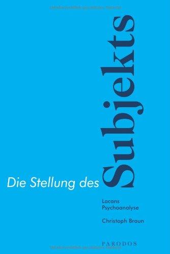 Die Stellung des Subjekts: Lacans Psychoanalyse