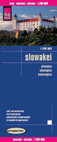 Reise Know-How Landkarte Slowakei (1:280.000): world mapping project: Kartenbild 2seitig, klassifiziertes Straßennetz, Ortsindex, GPS-tauglich, wasserfest imprägniert, Spezialpapier Polyart