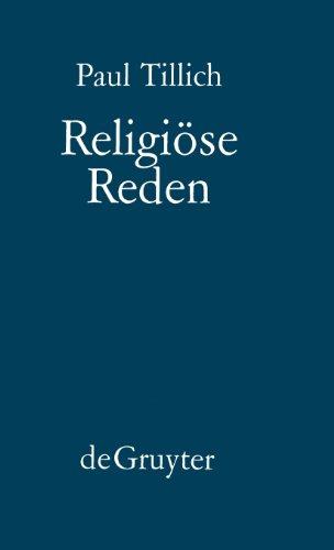 Religiöse Reden: Nachdruck von 'In der Tiefe ist Wahrheit', 'Das Neue Sein', 'Das Ewige im Jetzt'