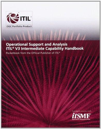 Operational Support and Analysis: ITIL V3 Intermediate Capability Handbook