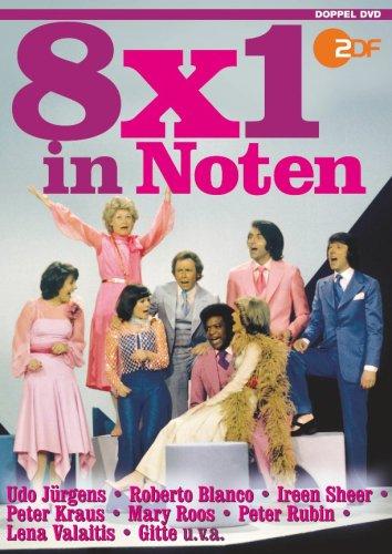 8x1 in Noten - Schlager, Evergreens und Musical-Melodien (2DVDs)