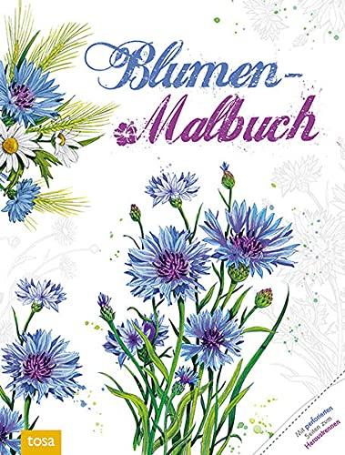 Blumen-Malbuch