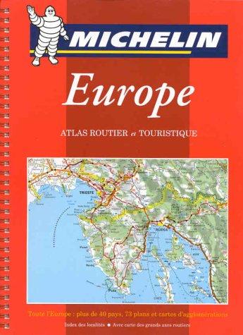 Michelin Europe, Atlas routier et touristique (Atlas Routiers Spir.)