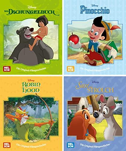 Nelson Mini-Bücher: Disney Filmklassiker 13-16 (Einzel/WWS): Die Original-Filmgeschichten der beliebtesten Disneyfilme im Mitnahmeformat | (ab 3 Jahren)