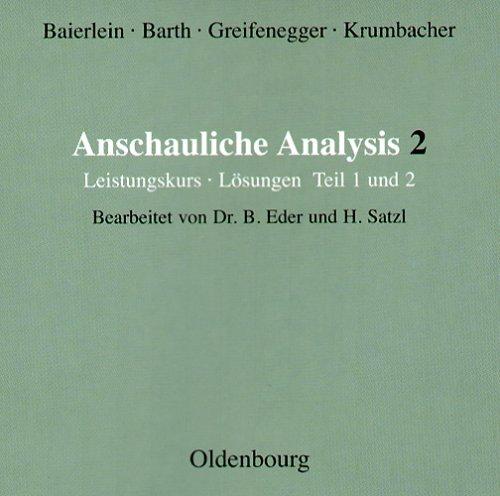 Anschauliche Analysis 2. Leistungskurs Lösungen 1/2. CD-ROM