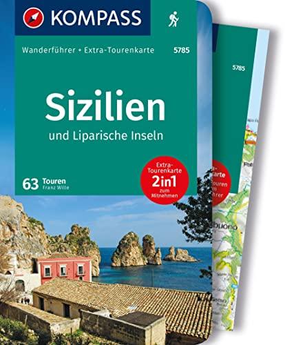 KOMPASS Wanderführer Sizilien und Liparische Inseln, 60 Touren: mit Extra-Tourenkarte Maßstab 1:15.000, GPX-Daten zum Download