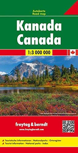 Kanada, Autokarte 1:3 Mio, (freytag & berndt Auto + Freizeitkarten