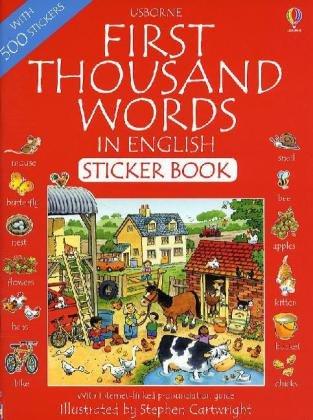 First Thousand Words in English Sticker Book (First Thousand Words Sticker)