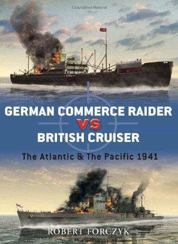 German Commerce Raider vs British Cruisers (Duel)