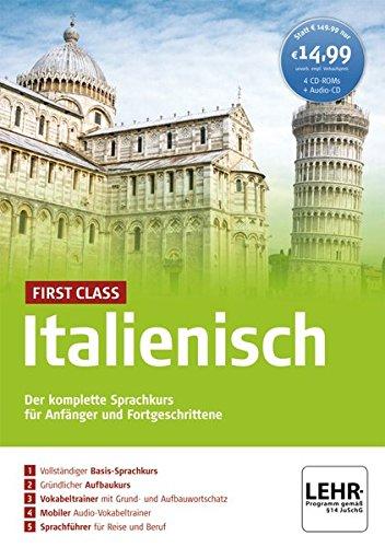 First Class Italienisch. Paket: 4 CD-ROMs + Audio-CD: Der komplette Sprachkurs für Anfänger und Fortgeschrittene