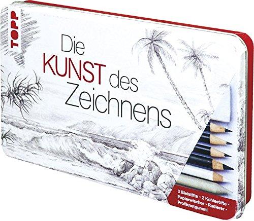 Kunst des Zeichnens Zeichenmaterial mit Metalldose: Der perfekte Einstieg zum Hobby-Zeichner