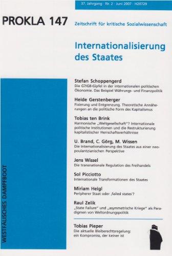 PROKLA 147: Internationalisierung des Staates