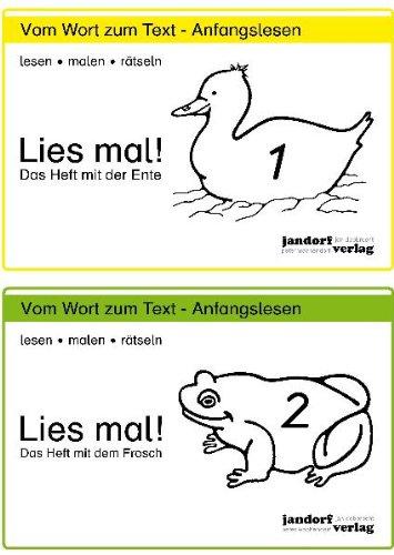 Lies mal!, Heft 1 und Hefte 2: Das Heft mit der Ente / Das Heft mit dem Frosch