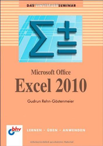 Microsoft Office Excel 2010 (bhv Einsteigerseminar)