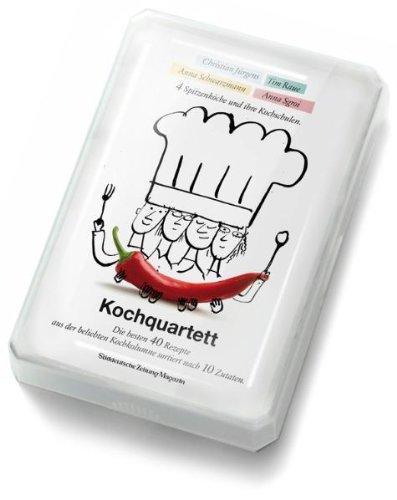 Kochquartett: 40 hochwertige Rezeptkarten in einer Kartenbox