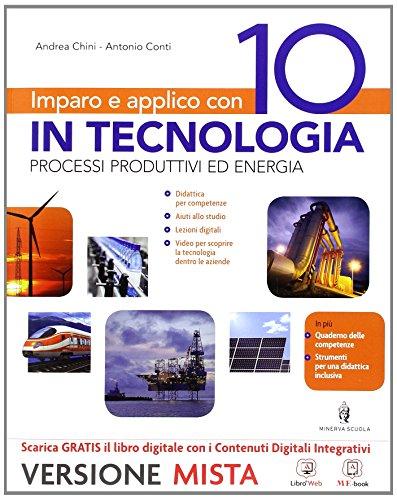 Import und Anwendung mit 10 in Technologie Technologie-Fascicolo-Hefte für die mittlere Schule mit e-Book Online-Erweiterung