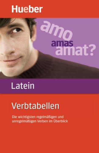 Verbtabellen Latein: Die wichtigsten regelmäßigen und unregelmäßigen Verben im Überblick