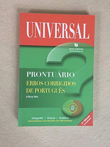 Prontuário Universal Erros Corrigidos de Português