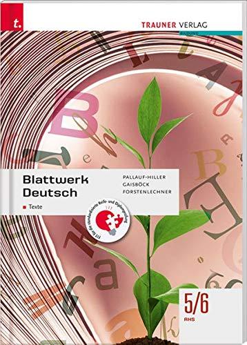 Blattwerk Deutsch - Texte, 5/6 AHS