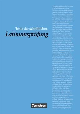 Texte der schriftlichen Latinumsprüfung