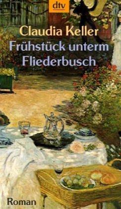 Frühstück unterm Fliederbusch.