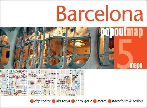 Barcelona PopOut Map (Popout Maps)