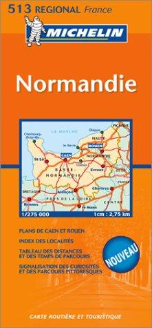 Carte routière : Basse-Normandie, Haute-Normandie