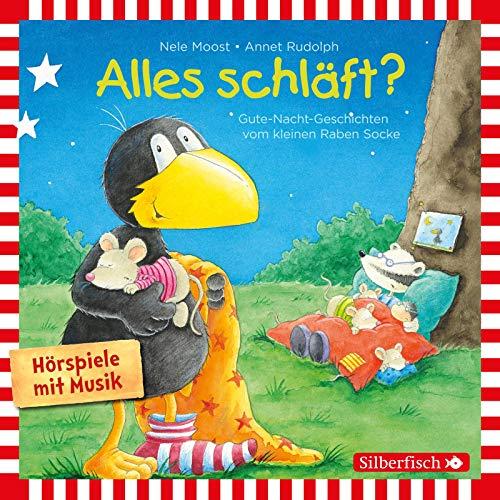 Alles schläft? (Alles ohne Ende!, Alles Monster!, Alles verbummelt!, Alles besser!) (Kleiner Rabe Socke): Gute-Nacht-Geschichten vom kleinen Raben Socke: 1 CD