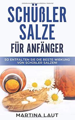 Schüßler Salze für Anfänger: So entfalten Sie die Beste Wirkung von Schüßler Salze. Übersicht, Anwendung und Wirkung von Schüßler Salzen. Das Handbuch für jeden Einsteiger!