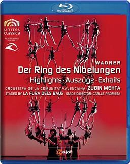 Wagner: Der Ring des Nibelung - Auszüge 130 min. (La Fura dels Baus) [Blu-ray]