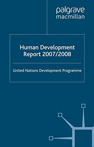 Human Development Report 2007/2008: Fighting climate change: Human solidarity in a divided world