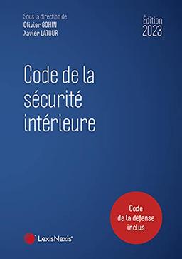 Code de la sécurité intérieure 2023