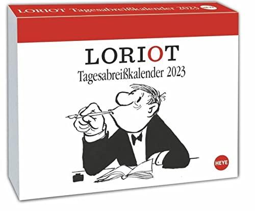 Loriot Tagesabreißkalender 2023 - kultiger Humor-Tischkalender - perforierte Seiten - zum Aufstellen oder Aufhängen - 320 Seiten - 14 x 11 cm