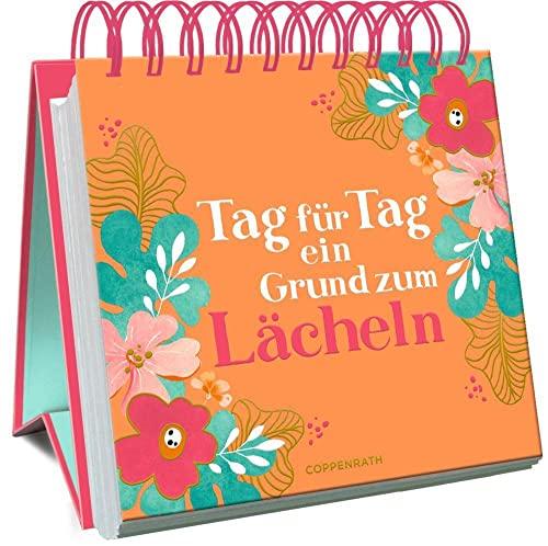 Tag für Tag ein Grund zum Lächeln (Großes Spiralaufstellbuch)