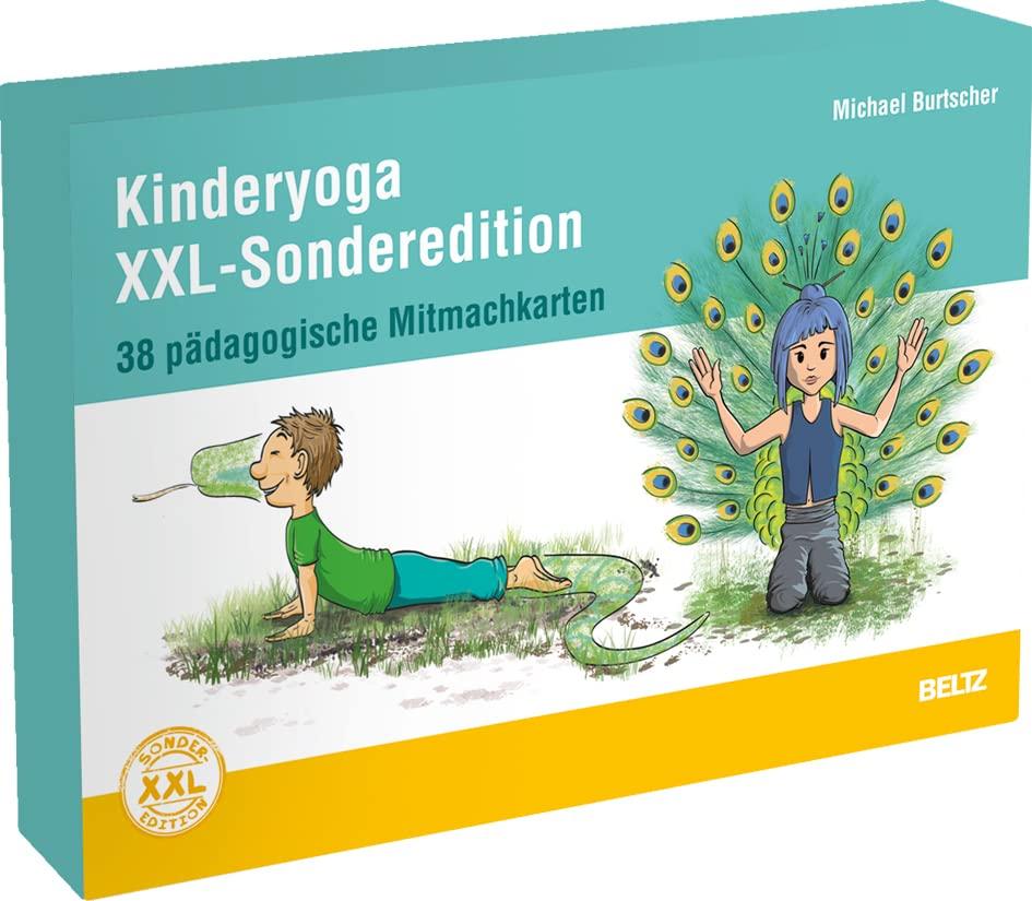 Kinderyoga XXL-Sonderedition: 38 pädagogische Mitmachkarten