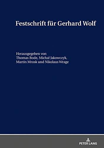 Festschrift für Gerhard Wolf