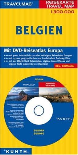 Reisekarte : Belgien (+ DVD-Rom)