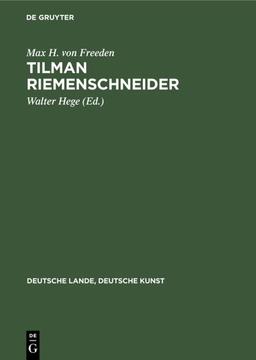 Tilman Riemenschneider (Deutsche Lande, Deutsche Kunst)