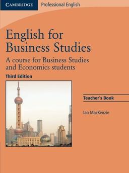 English for Business Studies Teacher's Book: A Course for Business Studies and Economics Students