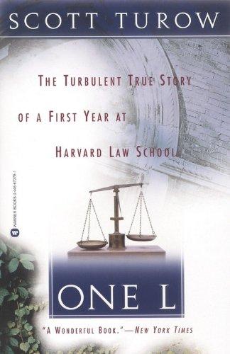 One L: The Turbulent True Story of a First Year at Harvard Law School (Hors Catalogue)